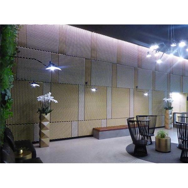 Алюминиевый алмаз толщина 0,8 мм расширенный металлический дизайн внутренней декорации стен