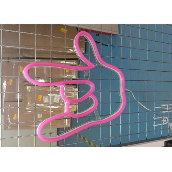 Pink Palm Hazard Free AU Plug 6ft Wire Led Neon Signs