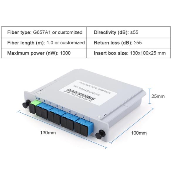 1x4 Fiber Optic PLC Splitter