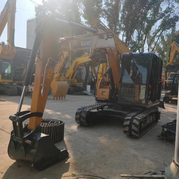 Haga su trabajo de manera eficiente con la excavadora Sany75c y 0-2000 horas de trabajo