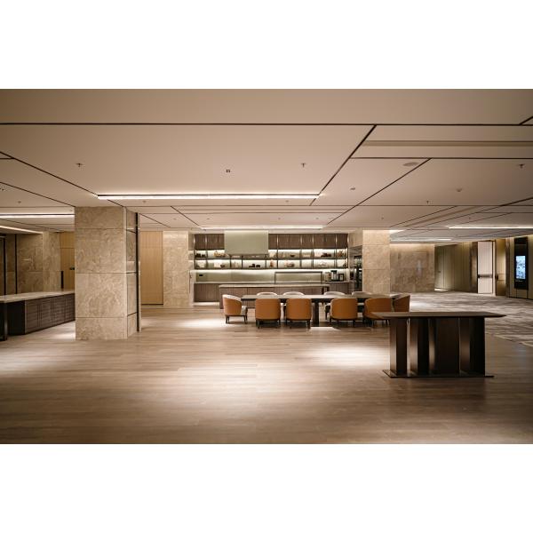 Hotel Lounge Furniture Set Includes A Long Tea Table And 10 Chairs