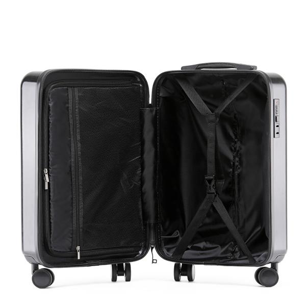 190T Lining ABS Luggage Wheeled Polycarbonate Bag Suitcase