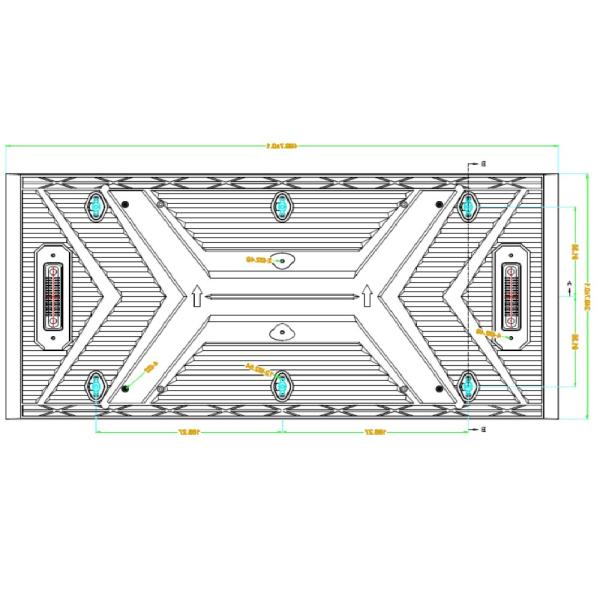P3.91 Outdoor LED Display Screen 7000cd Brightness IP65 Waterproof