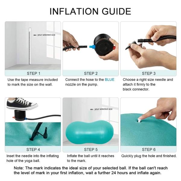 Blast Proof Peanut Shaped Therapy Ball , Peanut Balance Ball Environmentally Friendly