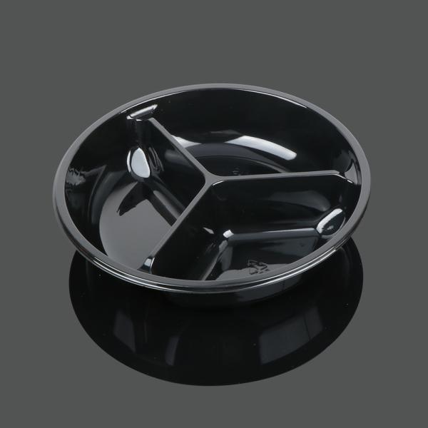 Круговая упаковка подноса еды пластмассы контейнера 55mm плода