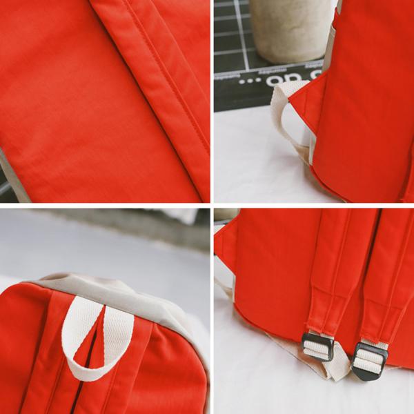 2018 summer new harajuku fresh contrast color student fashion pack Korean version fashionable simple backpack