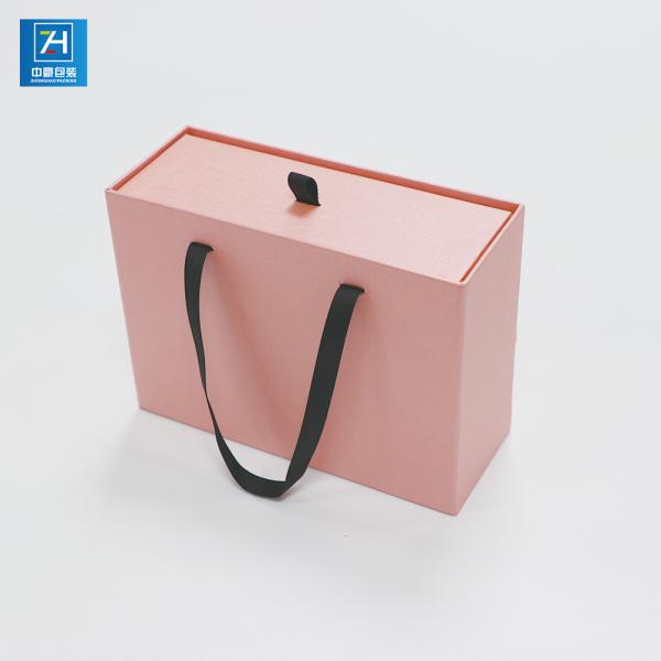 Varnishing 1200gsm Rigid Cardboard Sliding Drawer Box