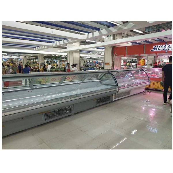 Fish Deli Cooler Showcase Undercounter Commercial Deli Display Fridge
