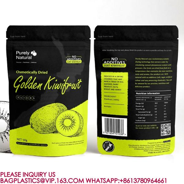 Food Packaging Bags Sweets Biscuits Nuts Zip Bags Plastic Packaging Aluminium Foil Bags