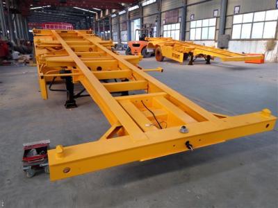 Versatile Reefer Skeleton Carrier Trailer With WABCO Brake System And Air Suspension