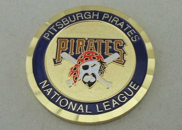 Pirates Personalized Coins With Copper Material And Size In 1.75 Inch