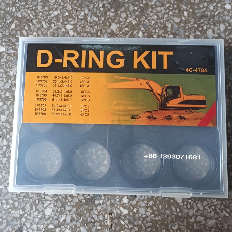 4C-4784 D Ring Kit Box for  Excavator Oil Seal Box 1P3700-1P3709 D Rings 4C-4784