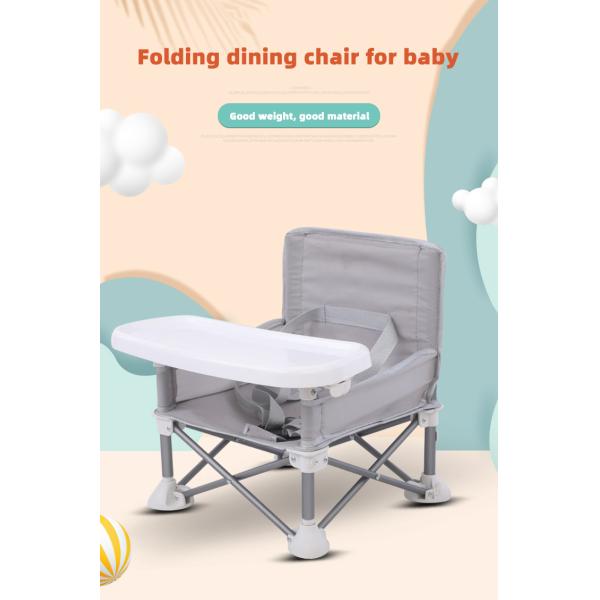 Portable Foldable Baby Dining Chair Booster Seat Customized Logo Lightweight
