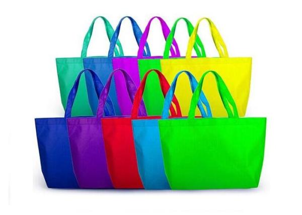 Reusable PP Non Woven Bags Eco - Friendly Heat Sealing Type For Women Shopping