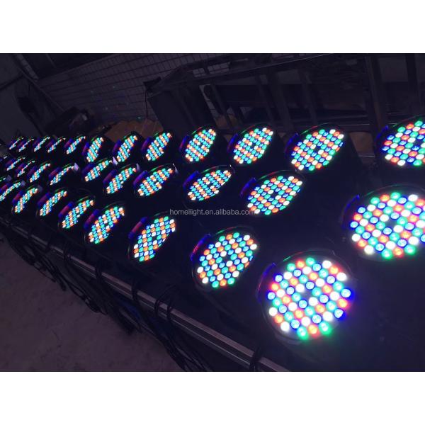 Stage Night Club Wedding Show RGBW 54 *3 W Par Can DJ UP Light with 6 White LEDs