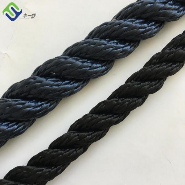 20mm/24mm 220m 3 Strand Nylon Twisted Rope With White Color