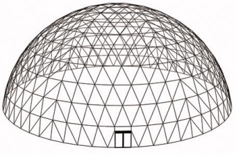 Large capacity Geodesic Dome Tent For 1000 - 2000 seaters