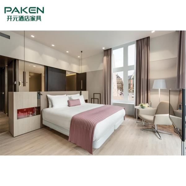 O hotel simples Ash Wood Full Size Bed da estrela ajusta-se