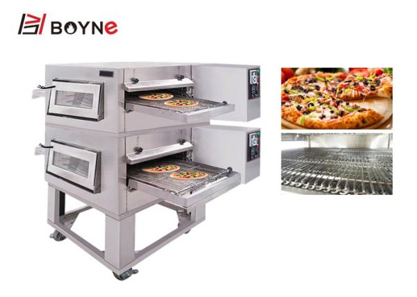 Restaurant Conveyor Commercial Pizza Oven High Efficiency LCD Display 30kw/H 220V