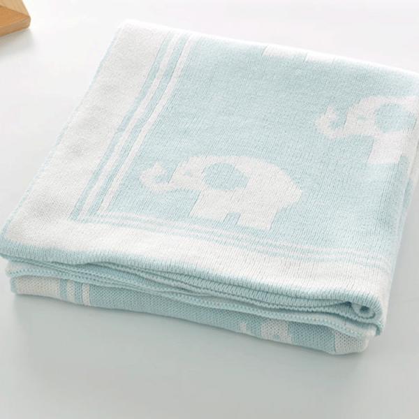 Child Cozy Knitting Blanket Couch Knit Lightweight Throw Blanket