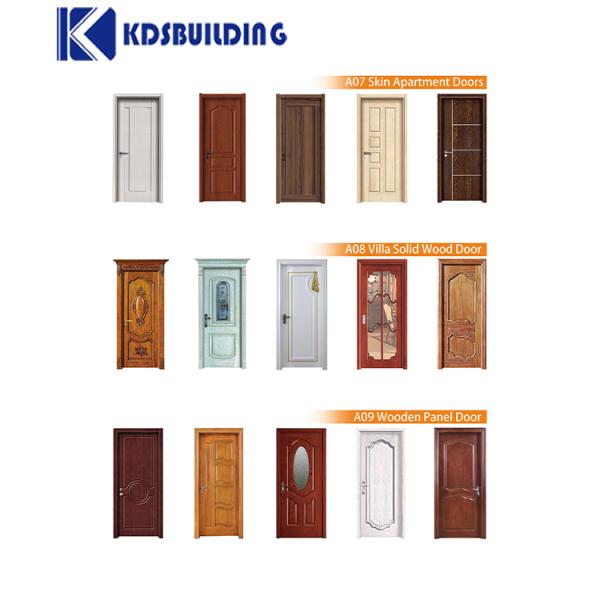 Apartamento Puerta interna de madera Entrada del hotel Puerta única de madera