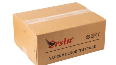 2ml 3ml Transparent Vacutainer Tubes Red Cap No Additive Tube