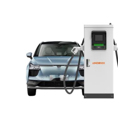 60kW Dual Socket Ev Charger Car GB/T With Card And Network Station