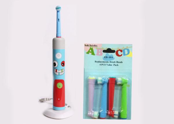 Compatible Oral B Blue indicator bristle Kids Electric Toothbrush for Children