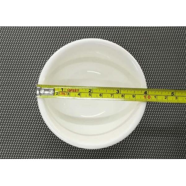 Weight 181g Porcelain Dinnerware Sets Ceramic Round Soup Bowl With Logo Dia.10cm