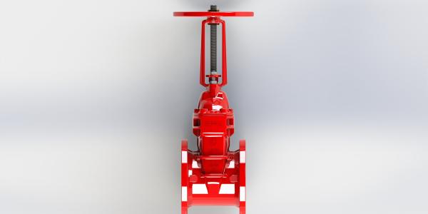Ductile Iron fm approved gate valve Light Operation Torque 2”-12 High Torque