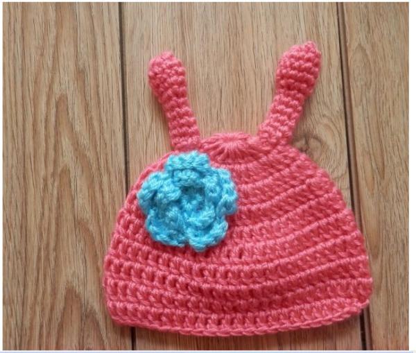pink blue flower animal butterfly baby hat cap beanie set diaper cover Baby Costume Set