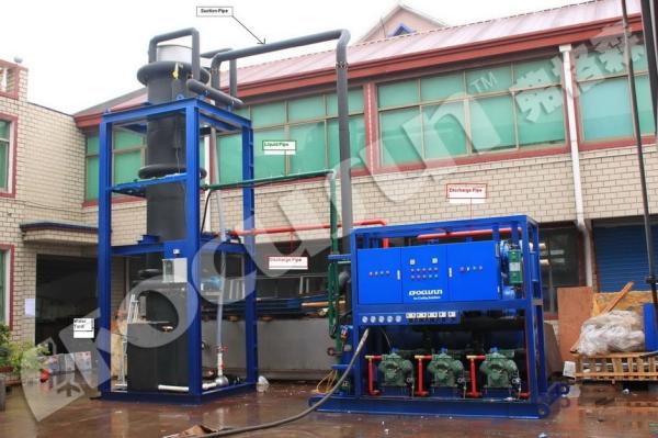 Máquina de gelo de tubo de 130 kW com outras capacidades de armazenamento de gelo