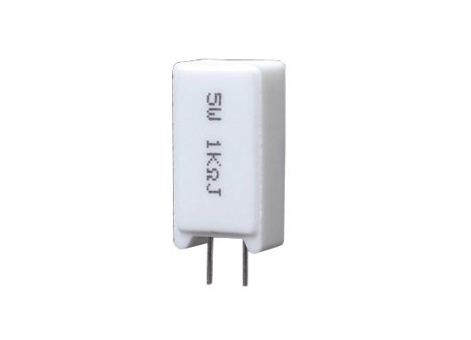 20W Passive Electronic Components SQM Vertical Ceramic Wire Wound Power Resistors