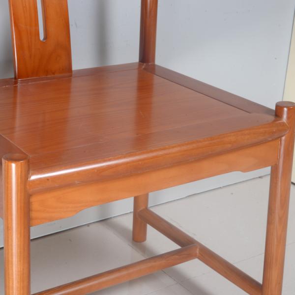 Living Room Hand Painting 74cm Solid Wood Chair For The Elderly