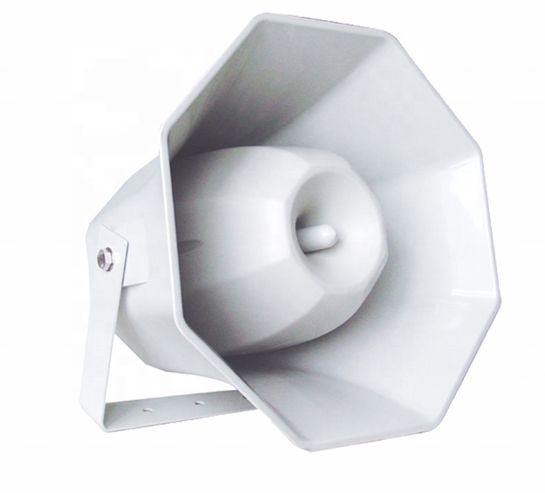H80 IP65 80W Waterproof Horn Speaker 6 Inch Woofer 1 Inch Tweeter ABS Horn Tweeter