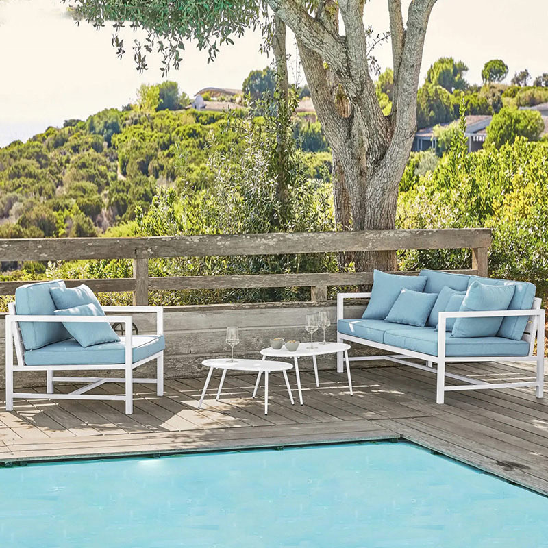 Swimming Pool Furniture Outdoor Modern Customized Garden Sofa Set Furniture L Shape