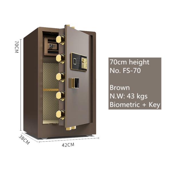 Secure Work Home Office Fingerprint Safe Box Cabinet Assembly
