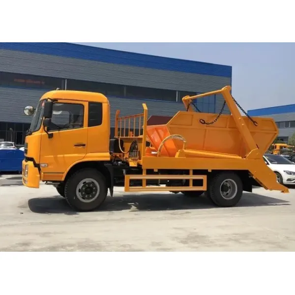 Dongfeng Swing Arm Garbage Truck 8cbm 10cbm Refuse Collection Truck