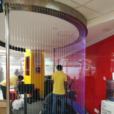 Stainless Steel Digital Water Curtain Colorful Water Fountain
