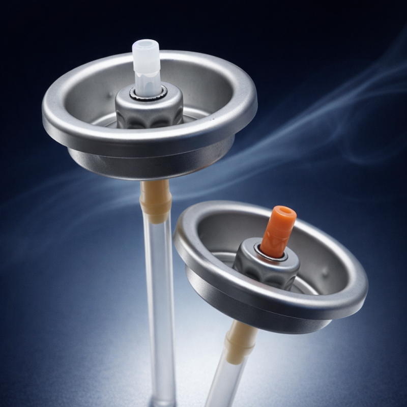 Sustainable Fragrance Dispensing Valve with 20mm Mounting Cup Standard Flow and Recyclable Material