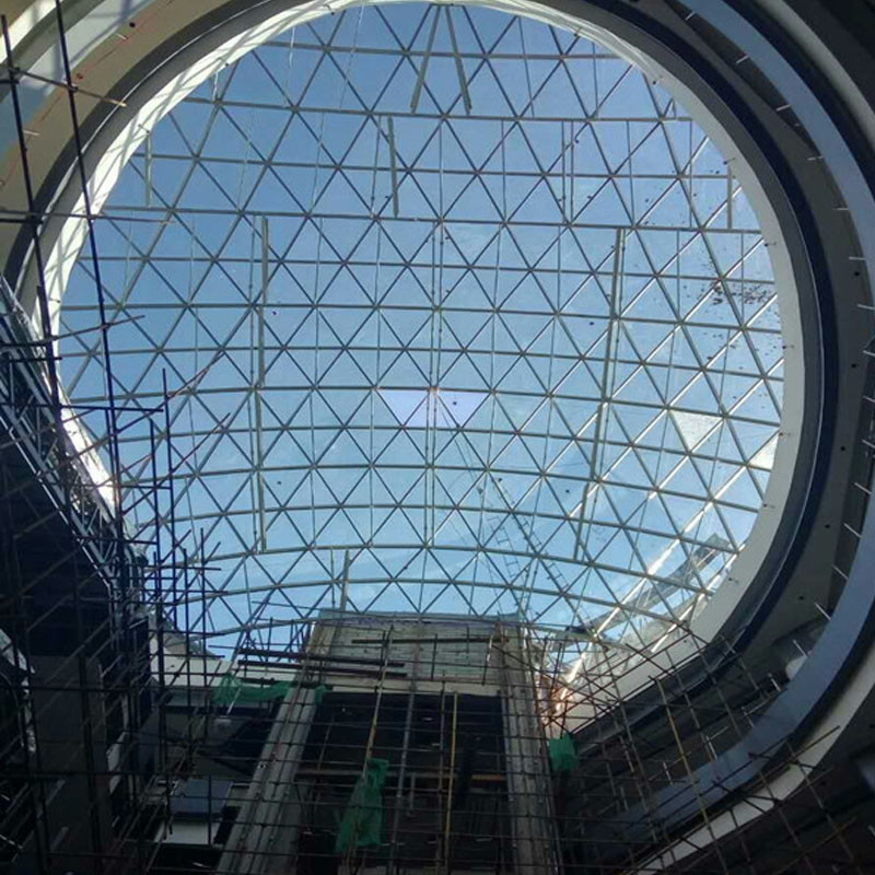 Окно в крыше EPS купола светов купола плоской крыши Q235 Retractable стеклянное