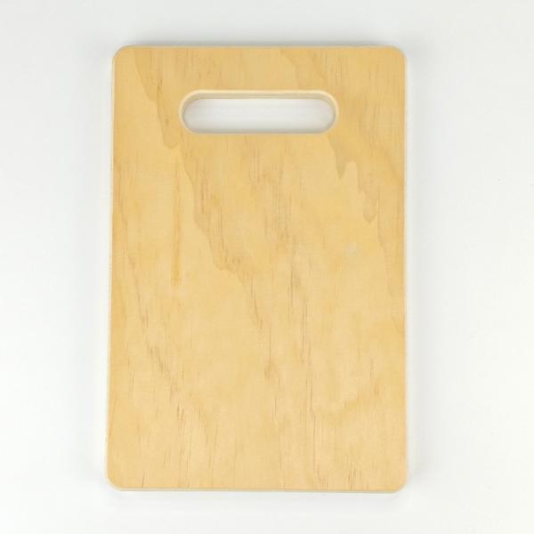 Planche de coupe en bois de bambou sublimation personnalisée avec poignée pour cuisine