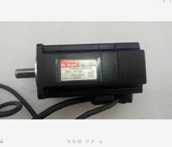 Sanyo Denki 200V DC Motor NA70-20NAMSS-PRF-M90A 200W P50B05020DXS20