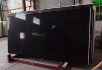Dureté 6.5Mohs extérieure noire pure machinée anti-encrassement élevée de pierre artificielle de quartz
