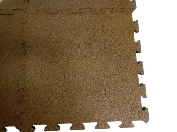 Puzzle Edge Interlocking Rubber Mat High Density Interlocking Gym Flooring Tiles 1000X1000X15mm
