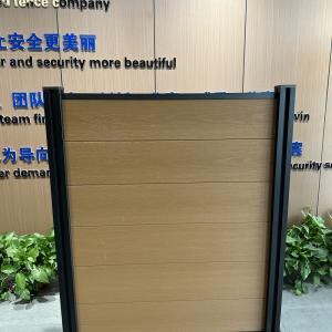 Wood Plastic Composite Wpc Picket Fence Screen 1.8m*1.8m For Villa