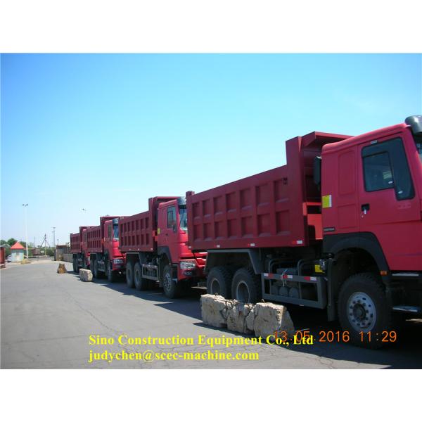 Mining Tipper Trucks 10 Wheel Construction Dump Truck WD615 Engine 336hp