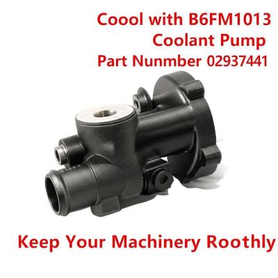 Cooling with B6FM1013 Coolant Pump Part Nunmber 02937441 Keep Your Machinery Running Smoothly