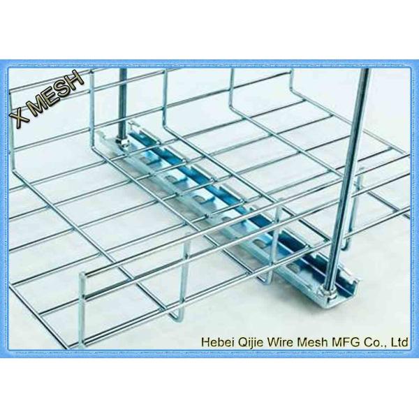 Malla de alambre de metal de servicio mediano, bandeja de cable de malla de alambre de aluminio galvanizada por inmersión en caliente