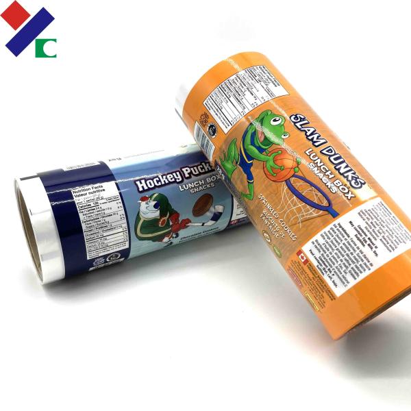 Пластиковый крен фильма упаковки еды 30 микронов протекает цвета доказательства 10